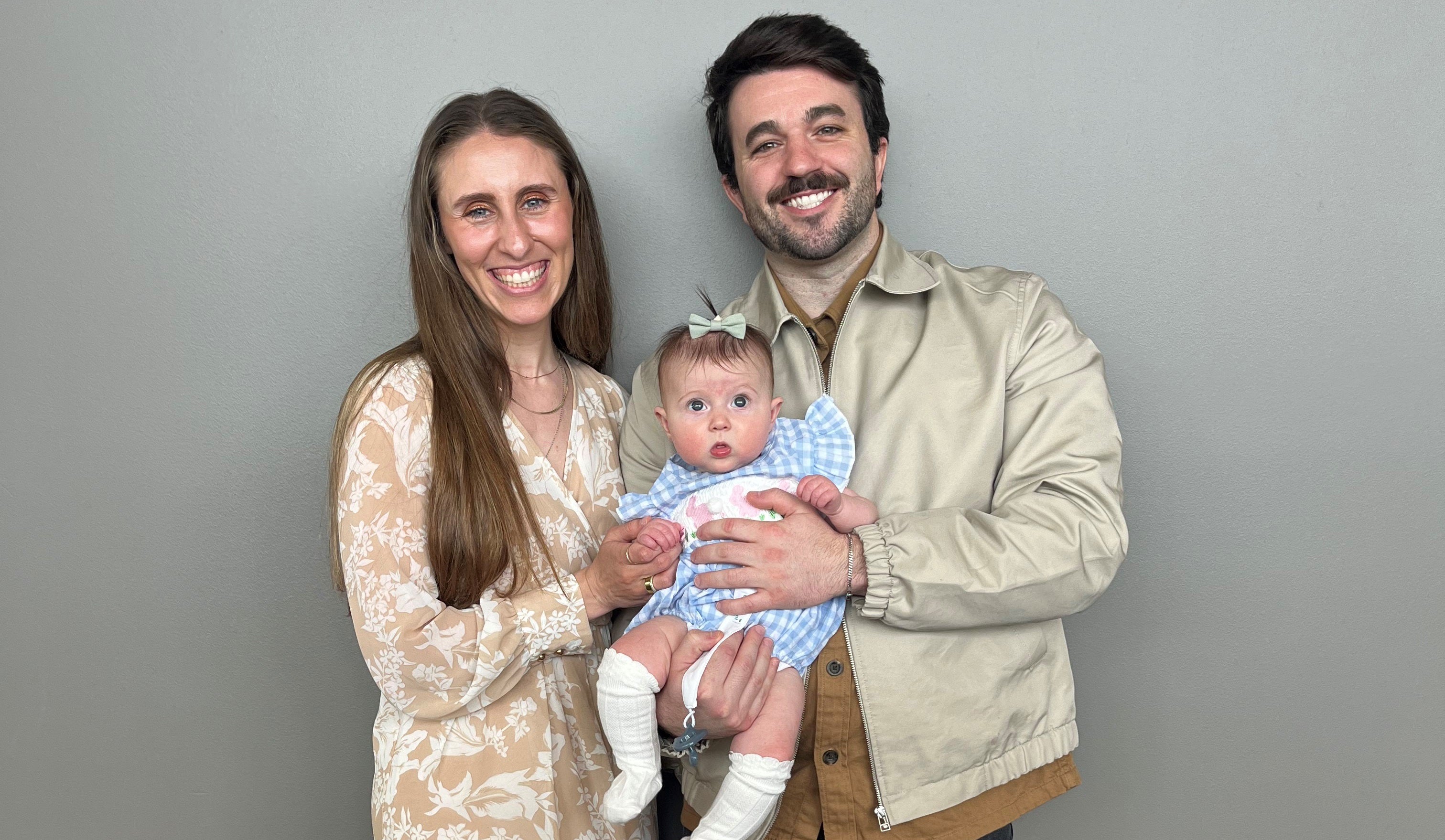 Yost family with baby