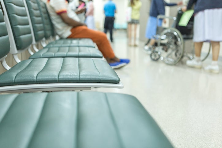 Chairs in waiting area