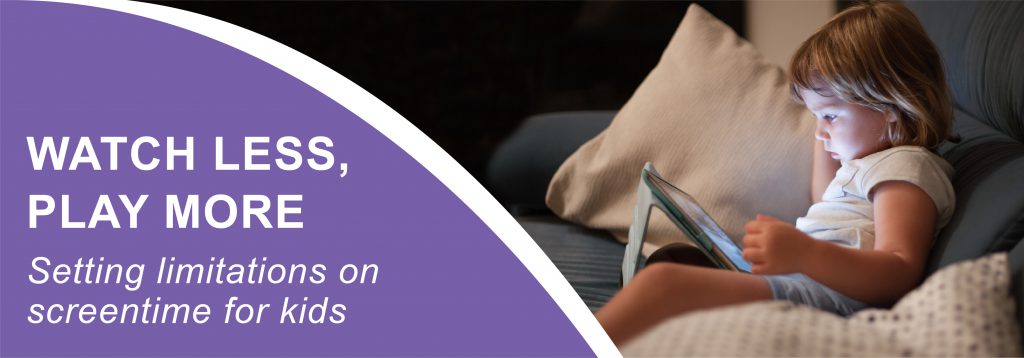 Watch Less, Play More: Setting limitations on screen time