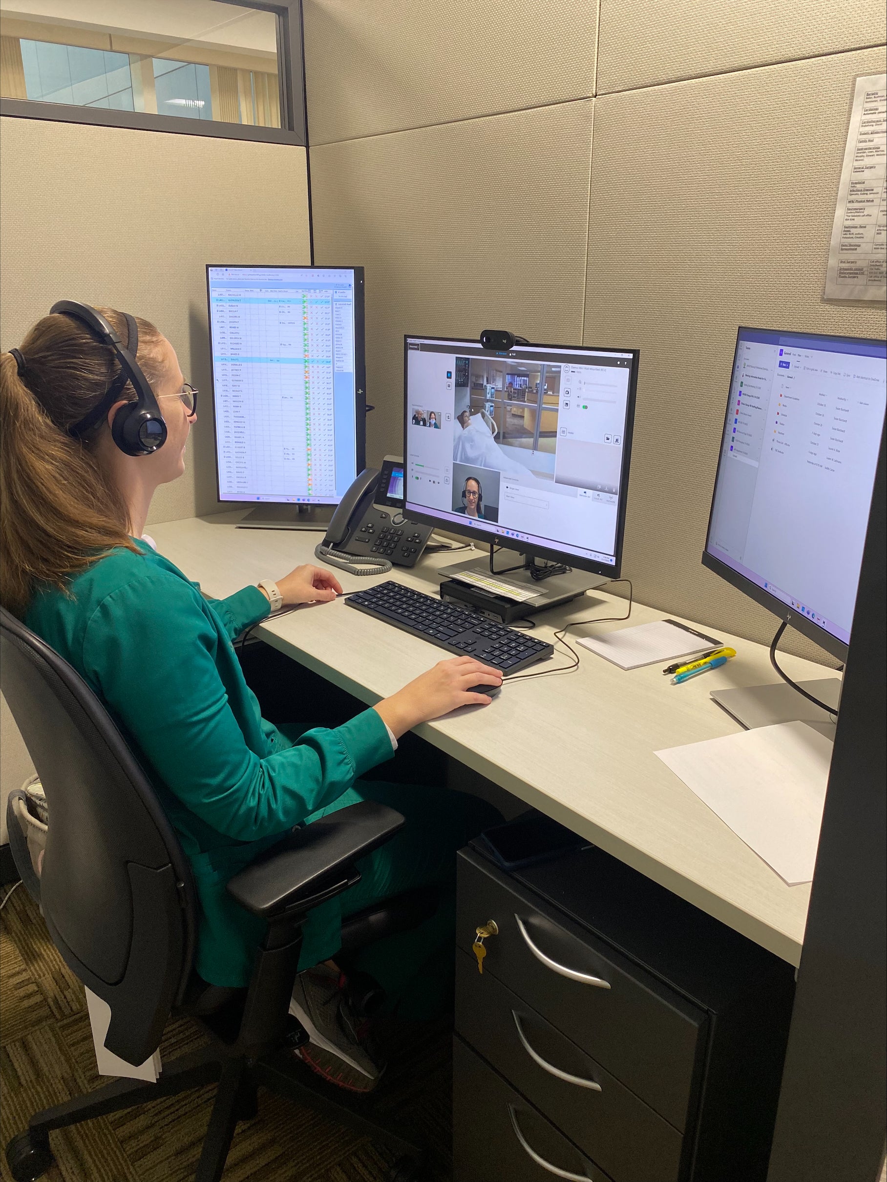 Virtual RN Leann L. in nursing hub