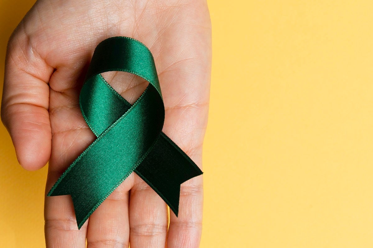 green ribbon symbol for kidney disease awareness