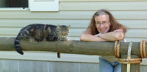 Terri and Her Cat Resized