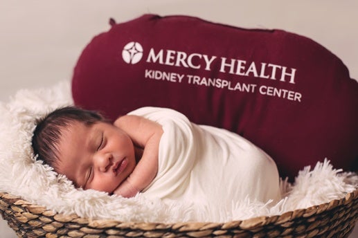 Baby Michael with Kidney Pillow