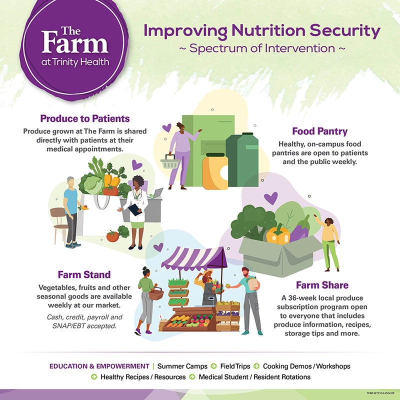 Improving Nutrition Security infographic